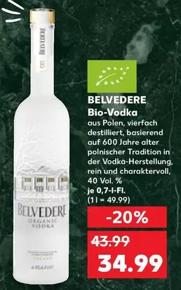 Belvedere - Bio-Vodka