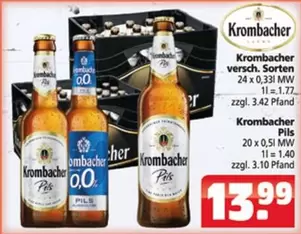 Krombacher - versch. Sorten, Pils