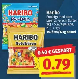 Haribo - Fruchtgummi oder Lakritz