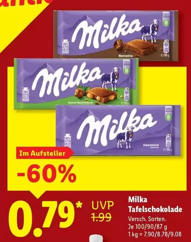Milka - Tafelschokolade