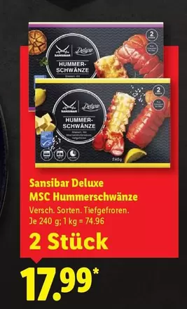 Deluxe - MSC Hummerschwänze