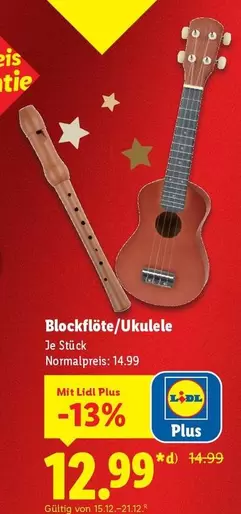 Blockflöte/Ukulele