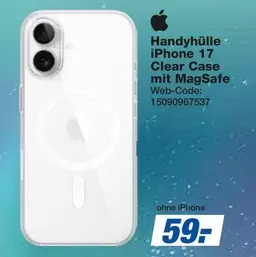 Clear - Handyhülle iPhone 17  Case mit MagSafe