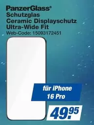 Schutzglas Ceramic Displayschutz Ultra-Wide Fit