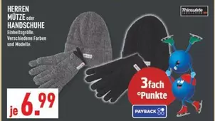 MÜTZE oder HANDSCHUHE