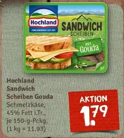 Sandwich Scheiben Gouda