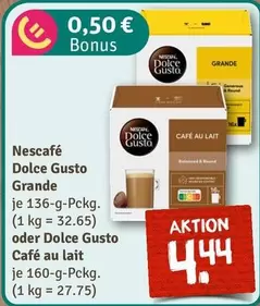 Nescafé - Dolce Gusto Grande oder Dolce Gusto Café au lait