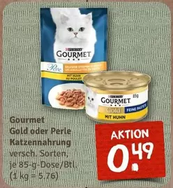 Gourmet - Gold oder Perle Katzennahrung