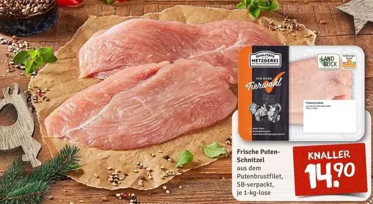 Frische Puten-Scheltzel