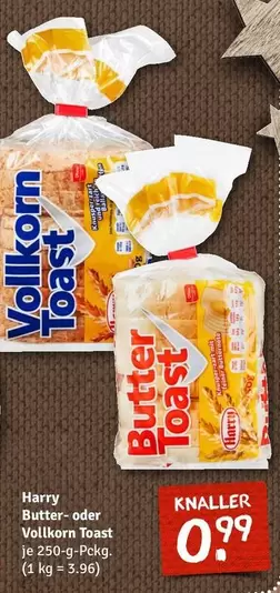 Butter- oder Vollkorn Toast
