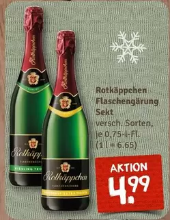 Flaschengärung Sekt