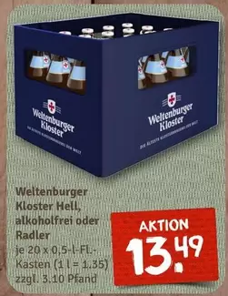 Kloster -  Hell, alkoholfrei oder Radler