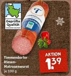 Riesen-Matrosenwurst