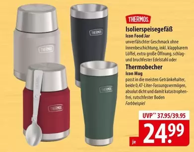 Absolut - Isolierspeisegefäß Icon Food Jar or Thermobecher Icon Mag