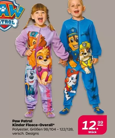 Paw Patrol - Kinder Fleece-Overall