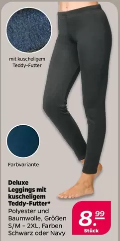 Deluxe - Leggings mit kuscheligem Teddy-Futter