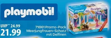 Playmobil - 71861 Promo-Pack Meerjungfrauen-Schatz mit Delfinen