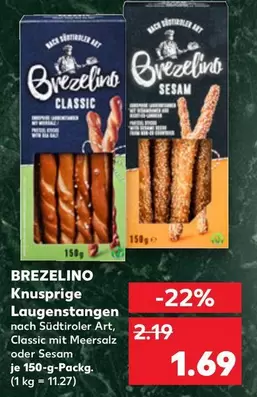 Knusprige Laugenstangen