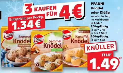 Knödel oder Klöße