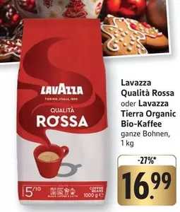 Lavazza - Qualità Rossa oder  Tierra Organic Bio-Kaffee