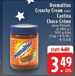 Ovomaltine - Crunchy Cream oder Caotina Choco-Crème