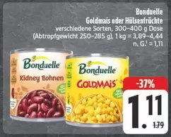 Bonduelle - Goldmais oder Hülsenfrüchte
