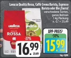 Lavazza - Qualità Rossa, Caffè Crema Barista, Espresso Barista oder Bio ¡Tierra!
