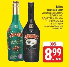 Baileys - Irish Cream Likör