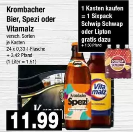Krombacher - Bier, Spezi oder Vitamalz