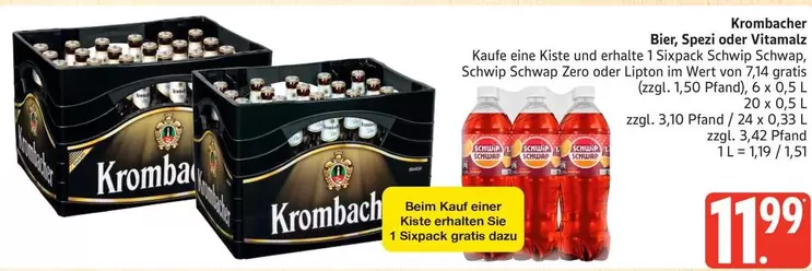 Krombacher - Bier, Spezi oder Vitamalz