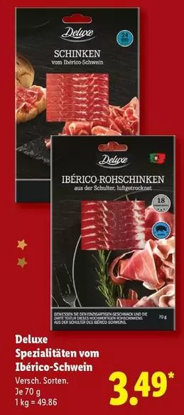 Deluxe - Spezialitäten vom Ibérico-Schwein