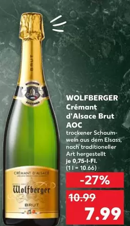 AOC - Crémant d'Alsace Brut