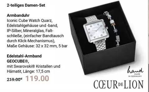 Cube - 2-teiliges Damen-Set