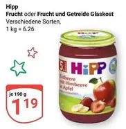 Frucht oder Frucht und Getreide Glaskost