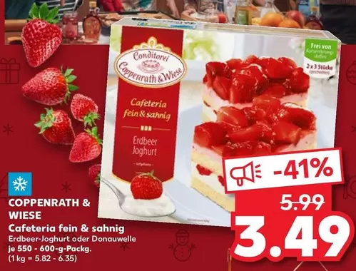 Cafeteria fein & sahnig Erdbeer-Joghurt oder Donauwelle