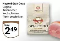 Negroni - Gran Cotto