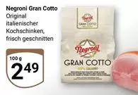 Negroni - Gran Cotto