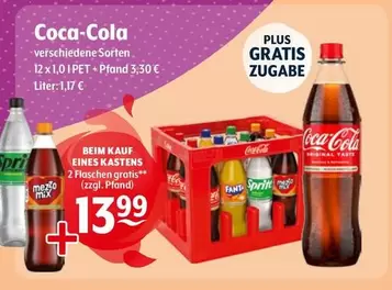 Coca Cola - Verschiedene Sorten