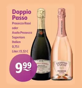 Doppio Passo - Prosecco Rosé Oder Asolo Prosecco Superiore Italien 