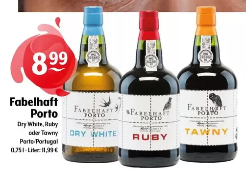 Fabelhaft Porto - Dry White, Ruby Oder Tawny Porto/Portugal