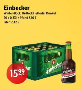Einbecker  - Winter-Bock, Ur-Bock Hell Oder Dunkel