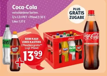 Coca Cola - Verschiedene Sorten