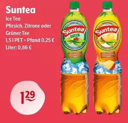 Suntea - Ice Tea Pfirsich, Zitrone Oder Grüner Tee