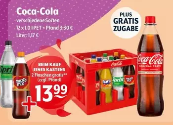 Coca Cola - Verschiedene Sorten