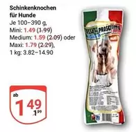 Schinkenknochen für Hunde