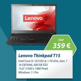 Lenovo - Thinkpad T15