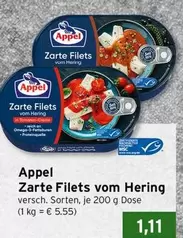 Zarte Filets vom Hering