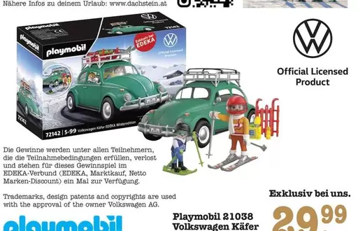 Playmobil - 21038 Volkswagen Käfer