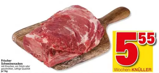 Frischer Schweinenacken