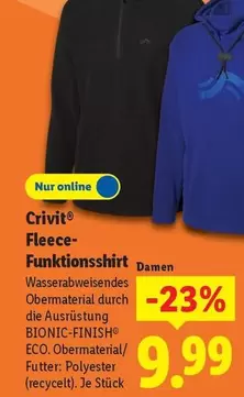 Fleece-Funktionsshirt